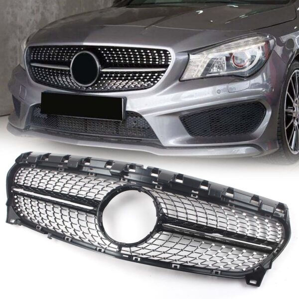 MERCEDES CLA W117 DIAMOND GRILL 2016-2018