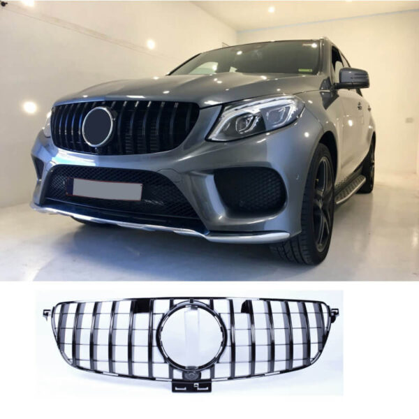 MERCEDES GLE W166 GT PANAMERICANA GRILL BLACK