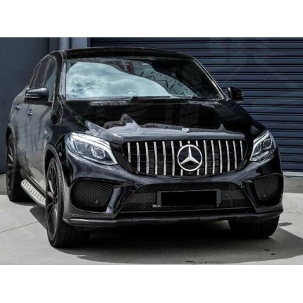 MERCEDES GLE-CLASS W166 GRILL GT CHROME / BLACK 2015-2019