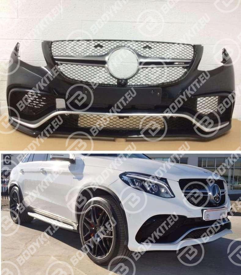 Передний бампер для Mercedes GLE Coupé C292 (GLE63) 2015–2019 гг. Передний бампер для Mercedes GLE Coupé C292 (модель GLE63), 2015–2019 гг.