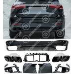 MERCEDES GLS X167 GLS63 DIFFUSER BLACK 2020-2024