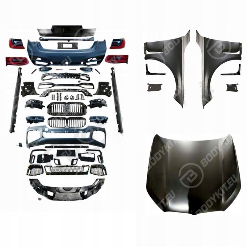 BMW-760I-G12-zestaw-bodykit-przed-lift-na-polift BMW 7 G12 BODYKIT M760 2016 UPGRADE TO 2022 - Image 1