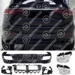 MERCEDES GLS X167 GLS63 DIFFUSER BLACK 2020-2024 - Image 2