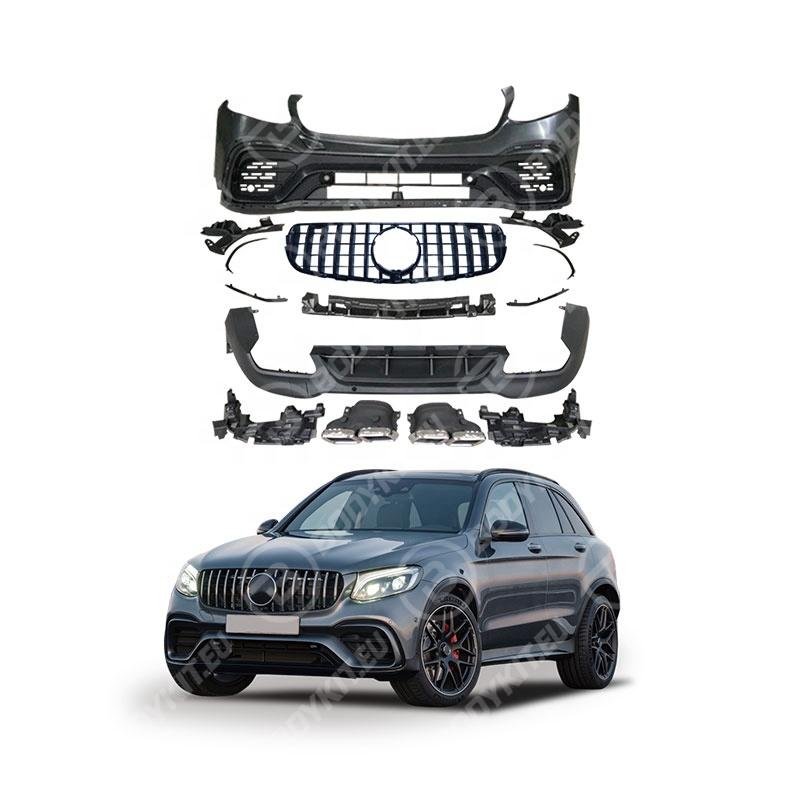 H51d4fc26ec3c4d0ebe4a7f49ce55cea4U MERCEDES GLC SUV W253 GLC 63 FRONT + DIFFUSER 2015-2019 - Image 1