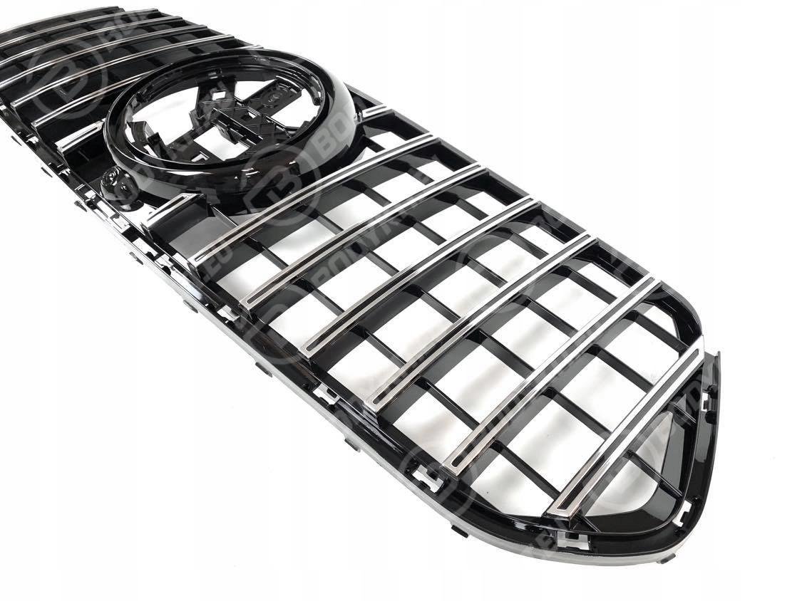 Mercedes-GLE-V167-C167-GRILL-GT-Panamericana-Producent-czesci-Inny MERCEDES GLE COUPE C167 GT CHROME / BLACK GRILL 2019-2023 - Image 1