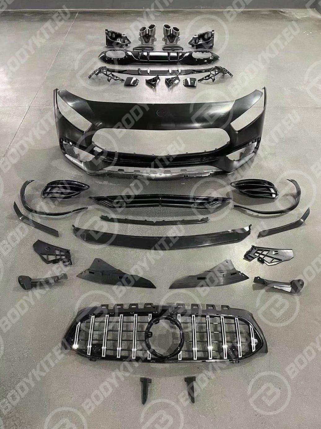 Mercedes-W177-A45-AMG-Bodykit-Zderzak-dyfuzor-Numer-katalogowy-czesci-12625625 MERCEDES W177 A45 HATCHBACK BODYKIT FRONT + REAR - Image 1