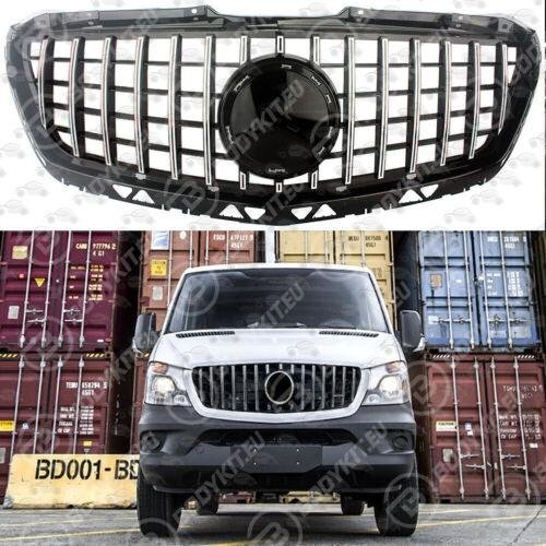 WhatsApp-Image-2023-03-23-at-20.07.26-1 MERCEDES SPRINTER W906 FRONT GRILL CHROME / BLACK 2013-2018 - Image 1