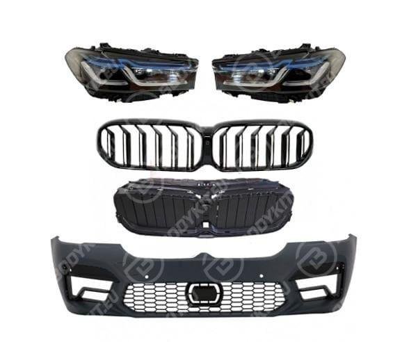 WhatsApp-Image-2025-09-22-at-19.30.37 BMW 5 SERIES G30 / G31 M5 FRONT BUMPER + LAMPS 2017 UPGRADE TO 2023 - Image 1