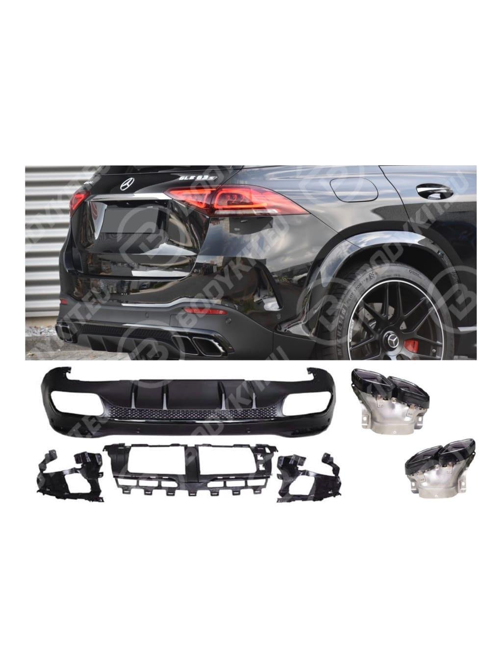 WhatsApp-Image-2025-10-22-at-18.32.53 MERCEDES GLE V167 GLE63 DIFFUSER BLACK 2019-2025 - Image 1
