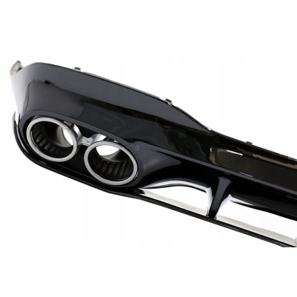 MERCEDES CLA-CLASS C118 CLA45 CHROME / BLACK DIFFUSER 2019-2023