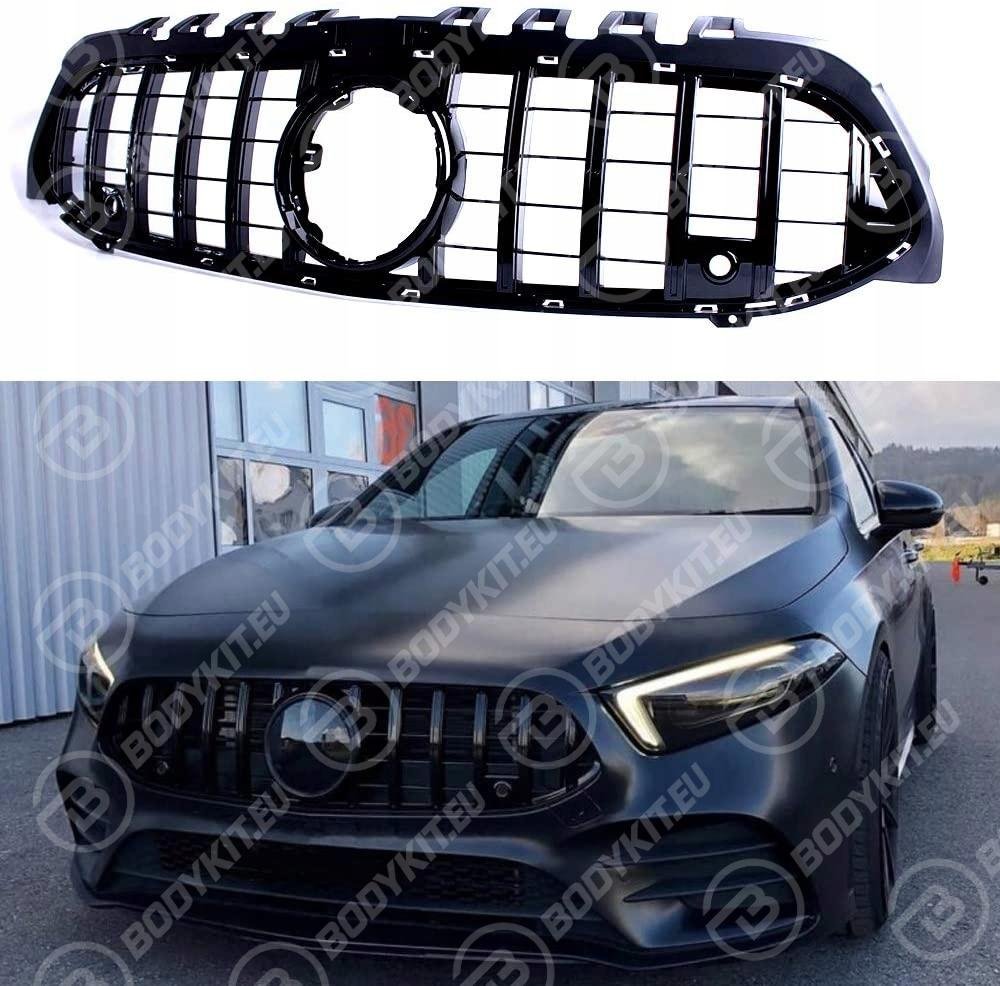 a8c782d2435eb0404f373d4efd53 MERCEDES A-CLASS W177 BLACK GT GRILL 2018-2020 - Image 1