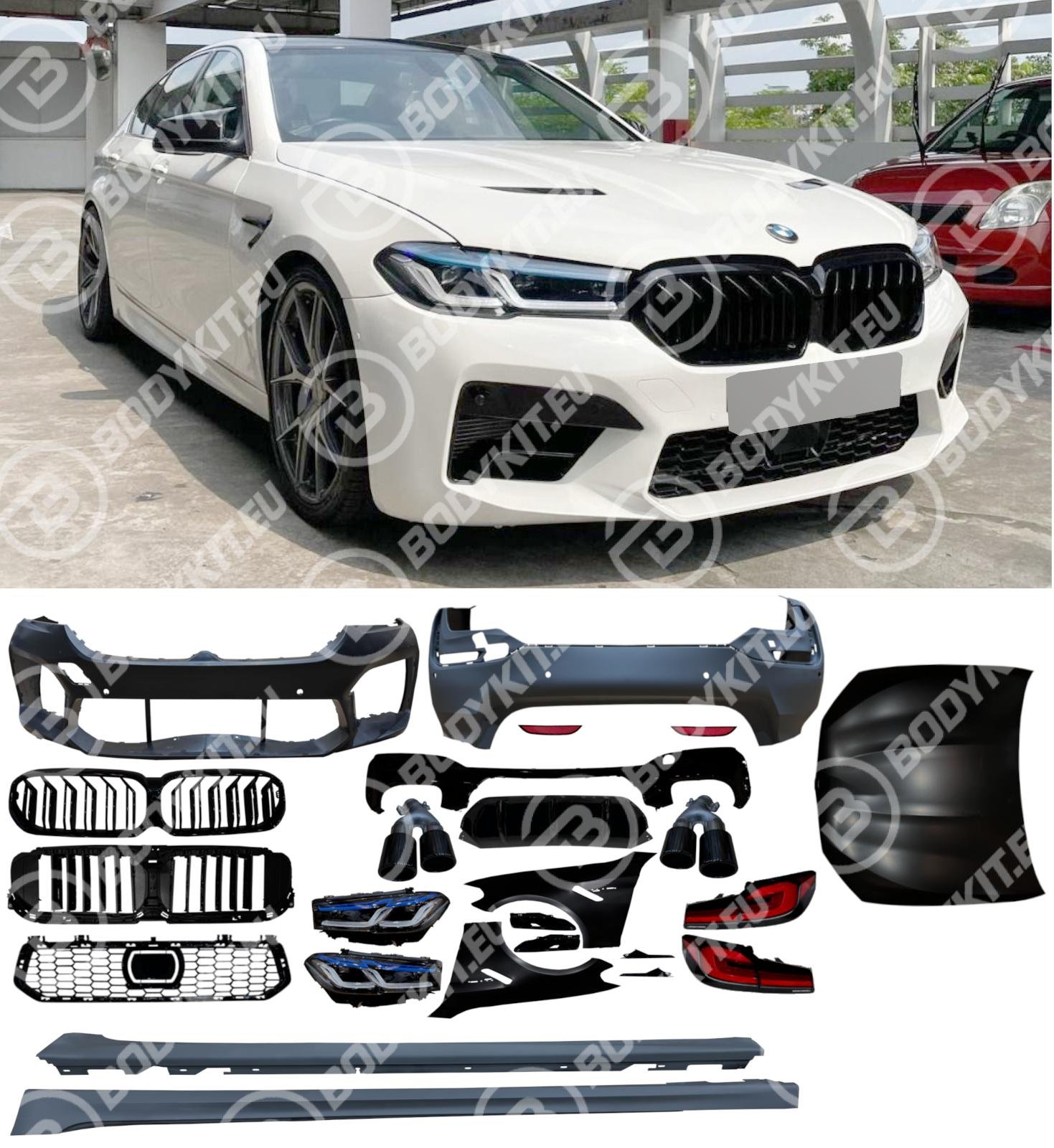 BMW 5er G30 M5 Karosserie-Kit F90 2017 – Upgrade 2022 BMW 5er G30 M5 Karosserie-Kit F90 2017 – Upgrade 2022