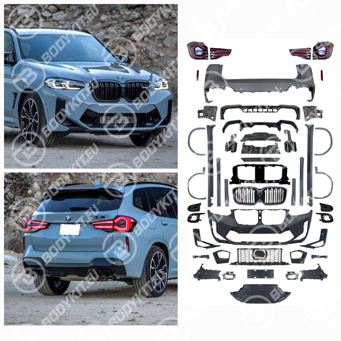 BMW X3 G01 X3M BODYKIT 2018 - AGGIORNAMENTO AL 2025 BMW X3 G01 X3M BODYKIT 2018 - AGGIORNAMENTO AL 2025