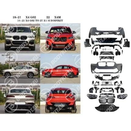 BMW X4 G02 X4M KIT DE CARROCERÍA 2018 ACTUALIZADO A 2025