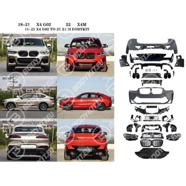 BMW X4 G02 X4M: обвес 2018 года, обновлённый до 2025 года BMW X4 G02 X4M: обвес 2018 года, обновлённый до 2025 года