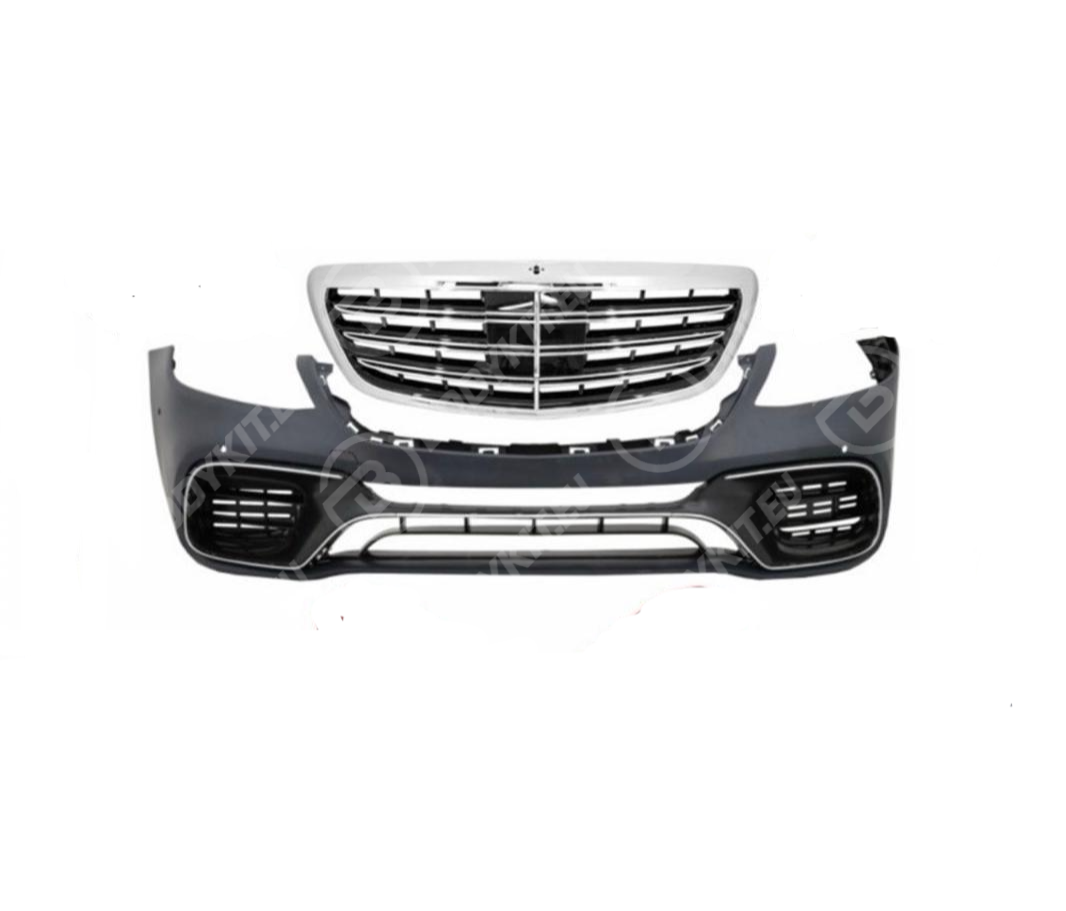 image-7-2 MERCEDES S-CLASS W222 S63 FRONT BUMPER 2018-2020 - Image 1