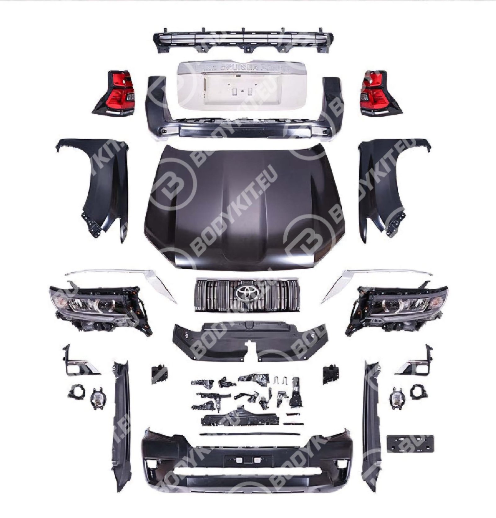 TOYOTA LAND CRUISER PRADO BODYKIT UGPRAGE 2004 TO 2019 TOYOTA LAND CRUISER PRADO BODYKIT UGPRAGE 2004 TO 2019