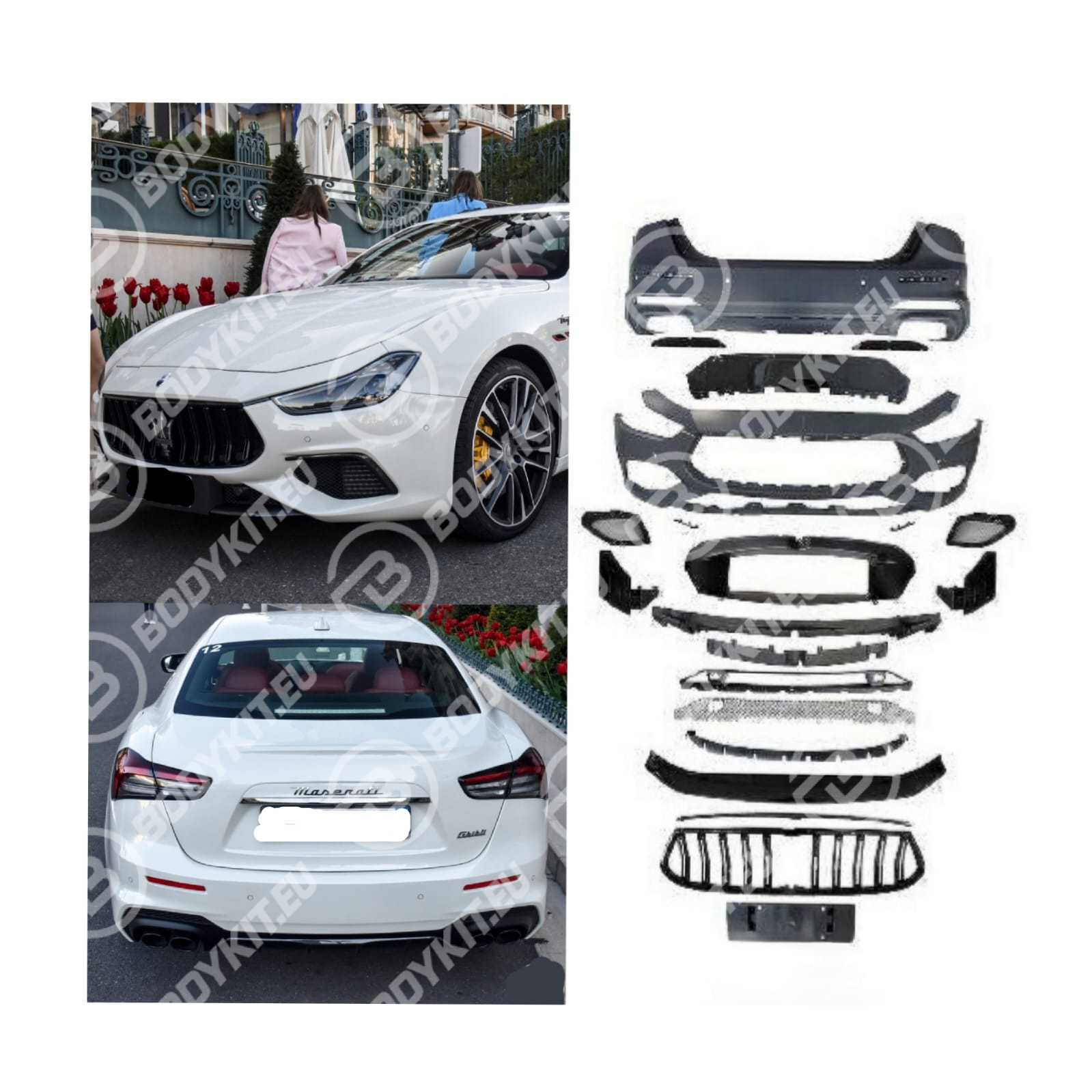 PARACHOQUES DELANTERO DEL MASERATI GHIBLI TROFEO 2013-2023 PARACHOQUES DELANTERO DEL MASERATI GHIBLI TROFEO 2013-2023