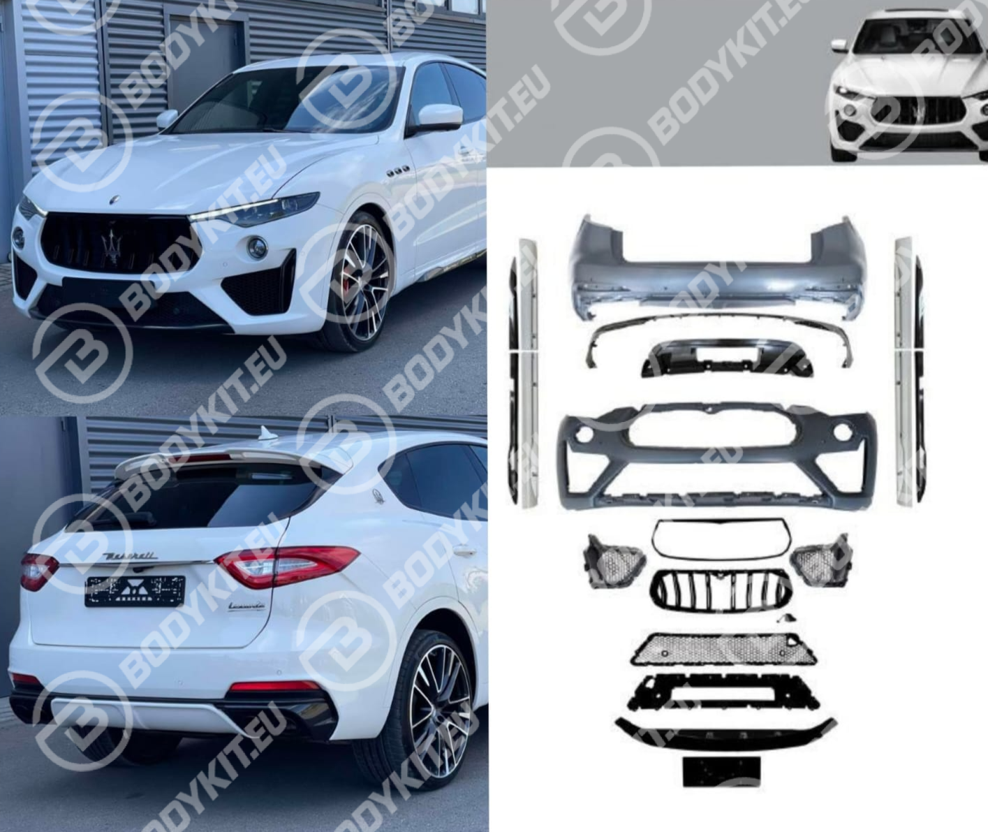 „MASERATI LEVANTE TROFEO“ KŪNO KOMPLEKTAS 2016–2023 m. „MASERATI LEVANTE TROFEO“ KŪNO KOMPLEKTAS 2016–2023 m.