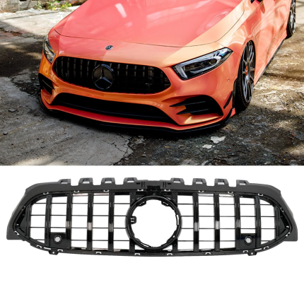 MERCEDES A-CLASS W177 BLACK GT GRILL 2018-2020