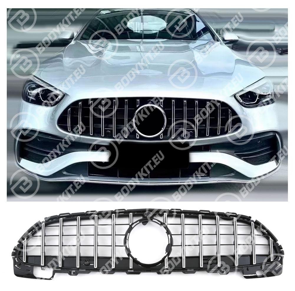 РЕШЕТКА РАДИАТОРА ДЛЯ MERCEDES C-CLASS W206/S206 GT, ЧЕРНАЯ РЕШЕТКА РАДИАТОРА MERCEDES C-CLASS W206/S206 GT, ЧЕРНАЯ