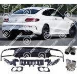 MERCEDES C COUPÉ C205 C43 AMG – CHROMOWANY DYFUZOR TYLNY