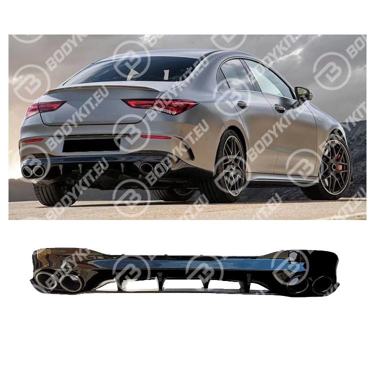 „MERCEDES“ CLA klasės C118 CLA45 juodas difuzorius, 2019–2023 m. „MERCEDES CLA“ KLASĖS C118 CLA45 JUODAS DIFUZORIUS 2019–2023 m.