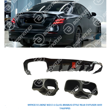 MERCEDES CLASE E W213 / S213 DIFUSOR BRABUS 2016-2019