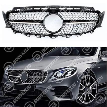 MERCEDES E-CLASS W213 / S213 / C238 DIAMOND GRILL CHROME / BLACK