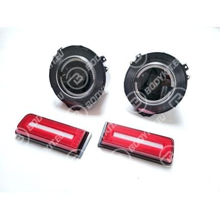 MERCEDES G CLASS W463 FRONT + REAR LAMPS 2012-2016