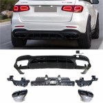 MERCEDES GLC W253 GLC 63 DIFFUSER BLACK 2020-2023