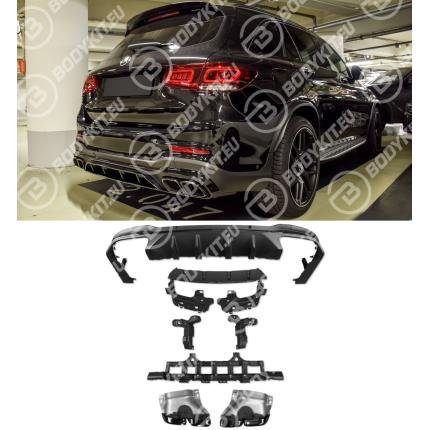 MERCEDES GLC W253 GLC 63 DIFFUSER BLACK 2020-2023
