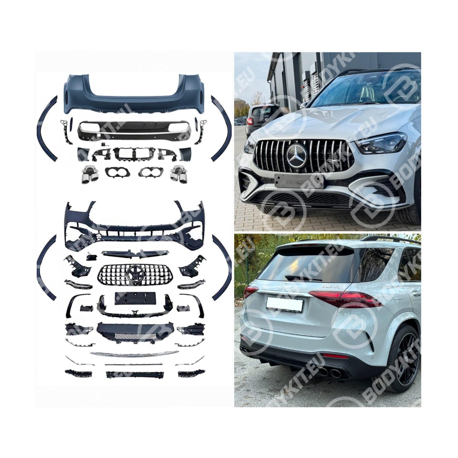 MERCEDES GLE V167 GLE53 Karosserie-Kit 2023–2025 MERCEDES GLE V167 GLE53 Karosserie-Kit 2023–2025
