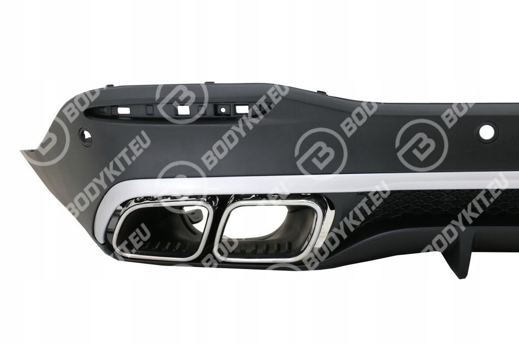MERCEDES GLE V167 GLE63 DYFUZOR CHROMOWANY 2019–2025 MERCEDES GLE V167 GLE63 DYFUZOR CHROMOWANY 2019–2025