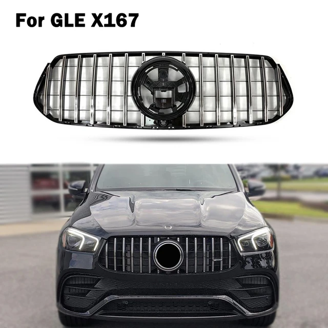 MERCEDES GLE V167 SUV GT с чёрной решёткой радиатора, 2019–2023 гг. MERCEDES GLE V167 SUV GT с чёрной решёткой радиатора, 2019–2023 гг.