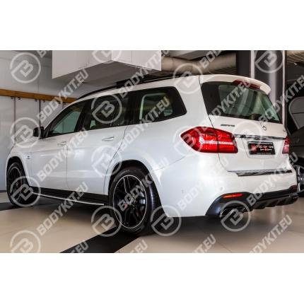 MERCEDES GLS X166 BLACK GLS63 DIFFUSER 2015-2019