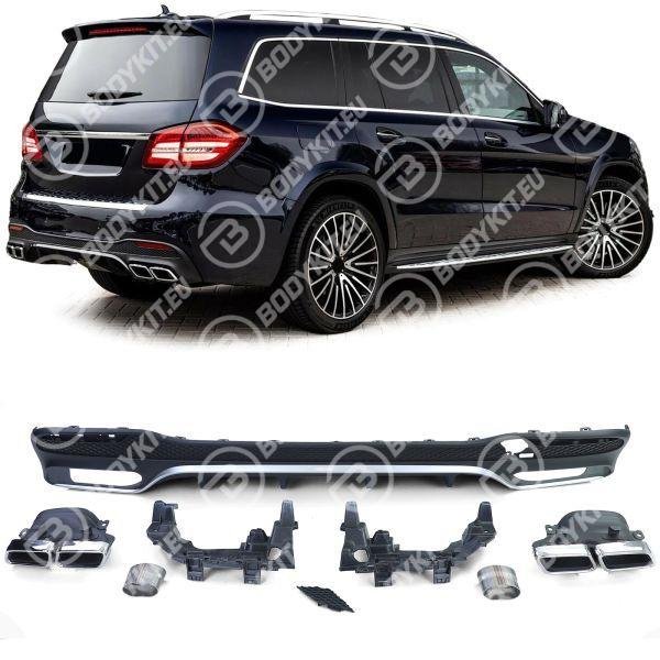 MERCEDES GLS X166 SCHWARZER GLS63-DIFFUSOR 2015–2019 MERCEDES GLS X166 SCHWARZER GLS63-DIFFUSOR 2015–2019
