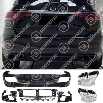 MERCEDES GLS X167 GLS63 DIFFUSER BLACK 2020-2024