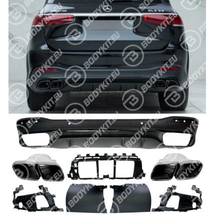 MERCEDES GLS X167 GLS63 DIFFUSER BLACK 2020-2024