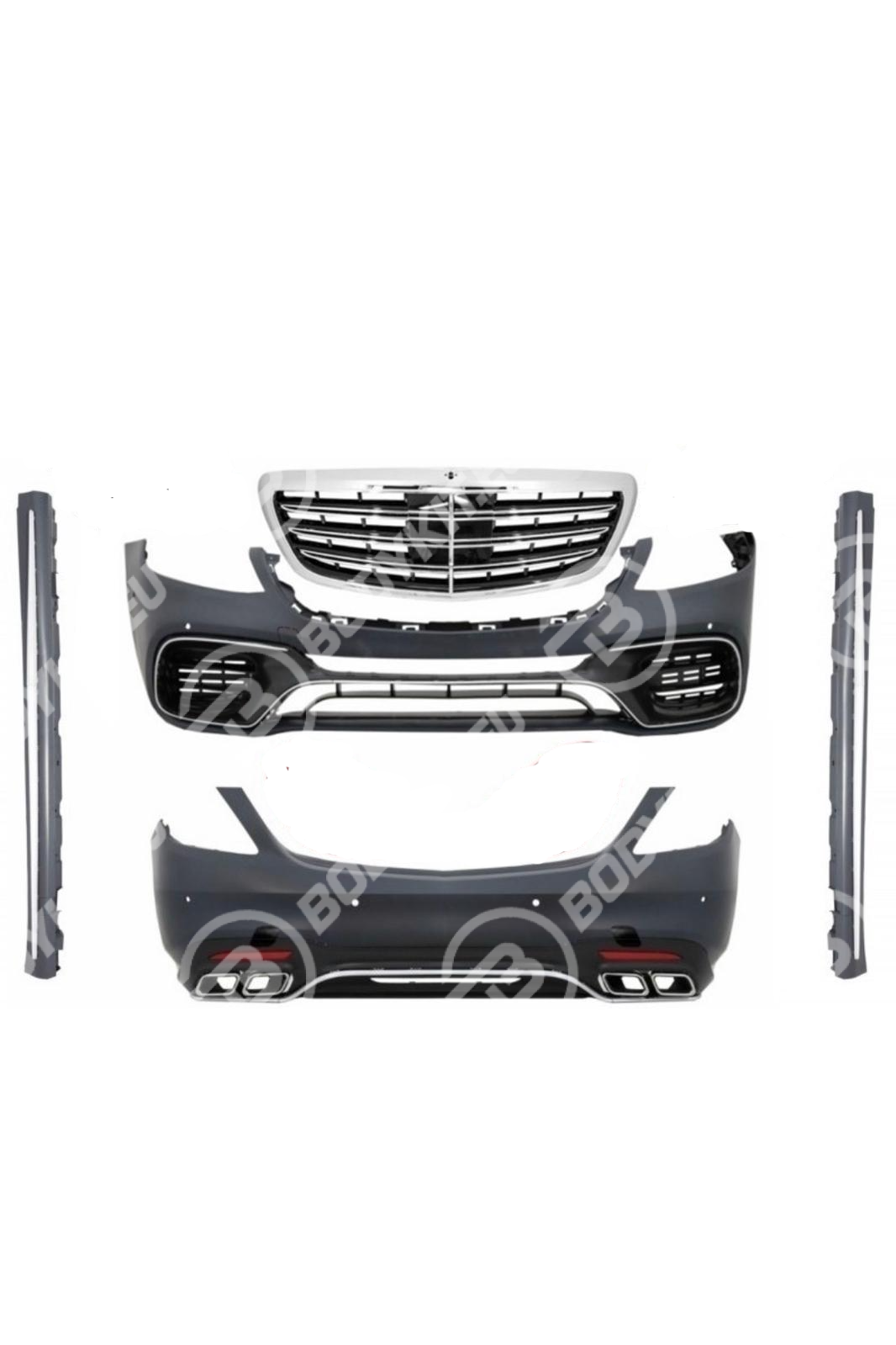 MERCEDES S-CLASS W222 S63 BODYKIT 2018-2020 MERCEDES S-CLASS W222 S63 BODYKIT 2018-2020