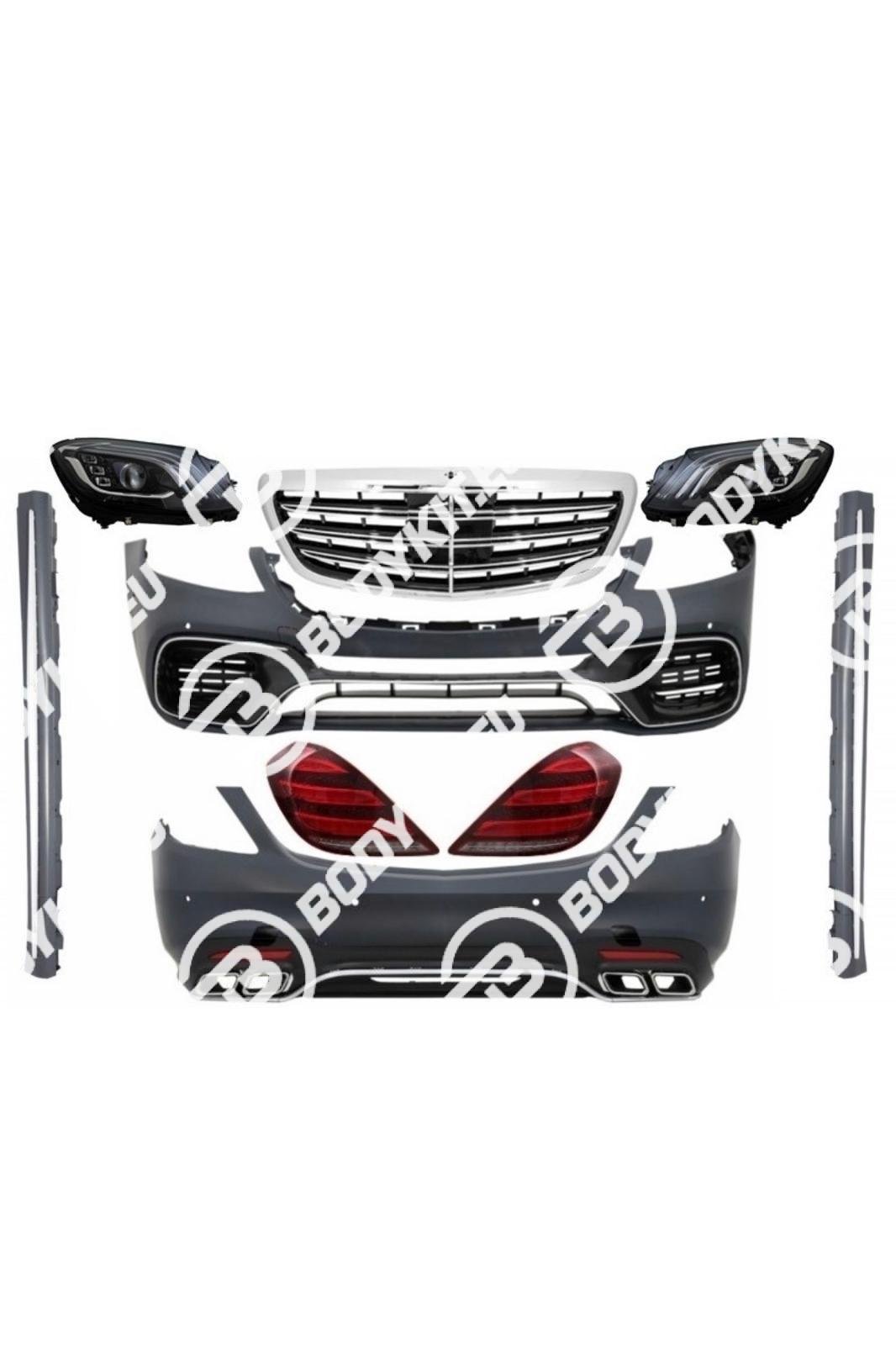 „MERCEDES“ S-KLASĖS W222 S63 KŪNO KOMPLEKTAS 2014–2017 m. „MERCEDES“ S-KLASĖS W222 S63 KŪNO KOMPLEKTAS 2014–2017 m.