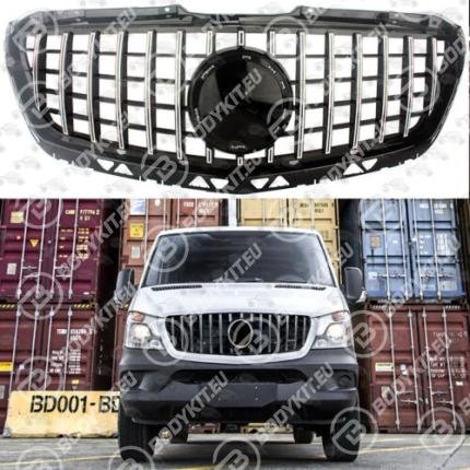 MERCEDES SPRINTER W906 GRIGLIA ANTERIORE CROMATA / NERA 2013-2018