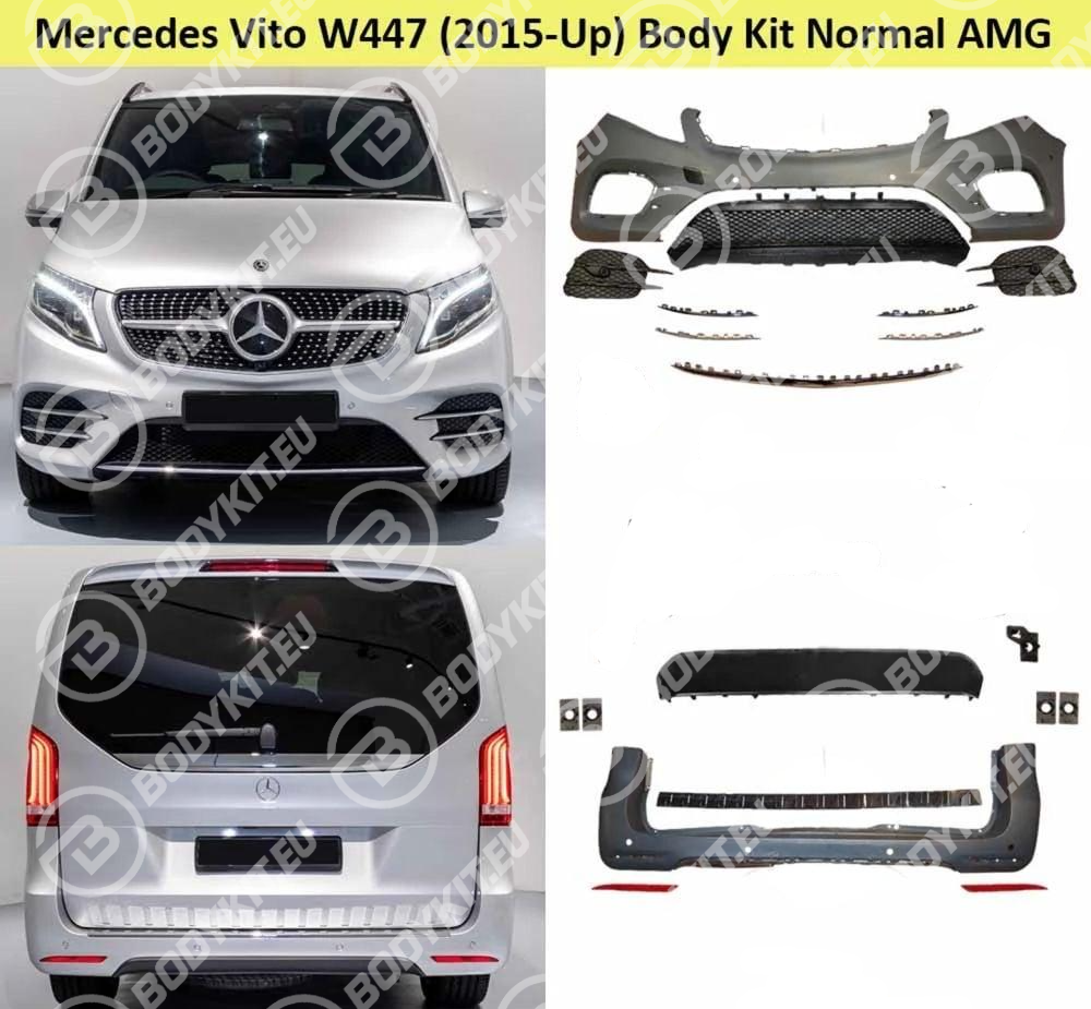 MERCEDES CLASE V VITO W447 KIT DE CARROCERÍA AMG 2014-2019 MERCEDES CLASE V VITO W447 KIT DE CARROCERÍA AMG 2014-2019
