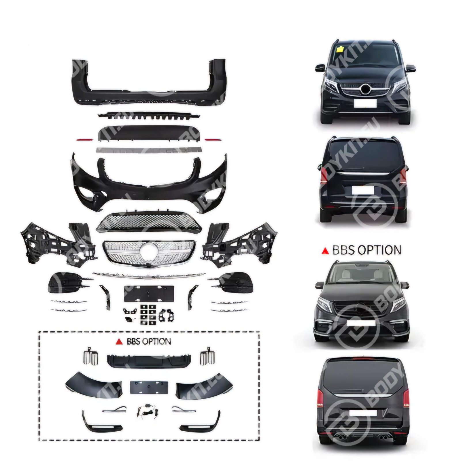 MERCEDES CLASE V VITO W447 BRABUS 2014-2019 MERCEDES CLASE V VITO W447 BRABUS 2014-2019