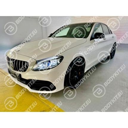 MERCEDES W205 C63 ZESTAW KAROSERYJNY: PRZÓD + TYL + OSŁONY BOCZNE