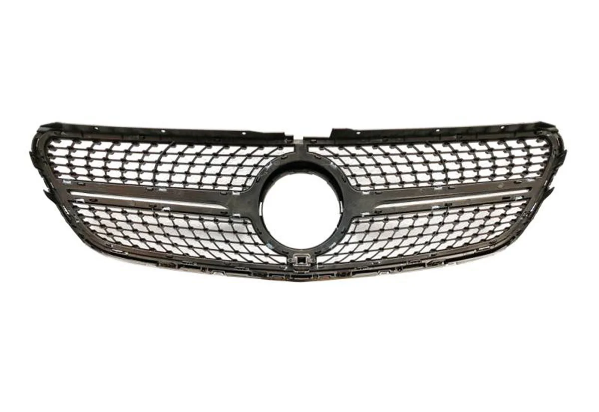 MERCEDES V-CLASS VITO W447 FRONT DIAMOND GRILL CHROME / BLACK 2014-2019 - Image 6