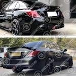 MERCEDES W205/S205 C63 AMG REAR BLACK DIFFUSER - Image 4