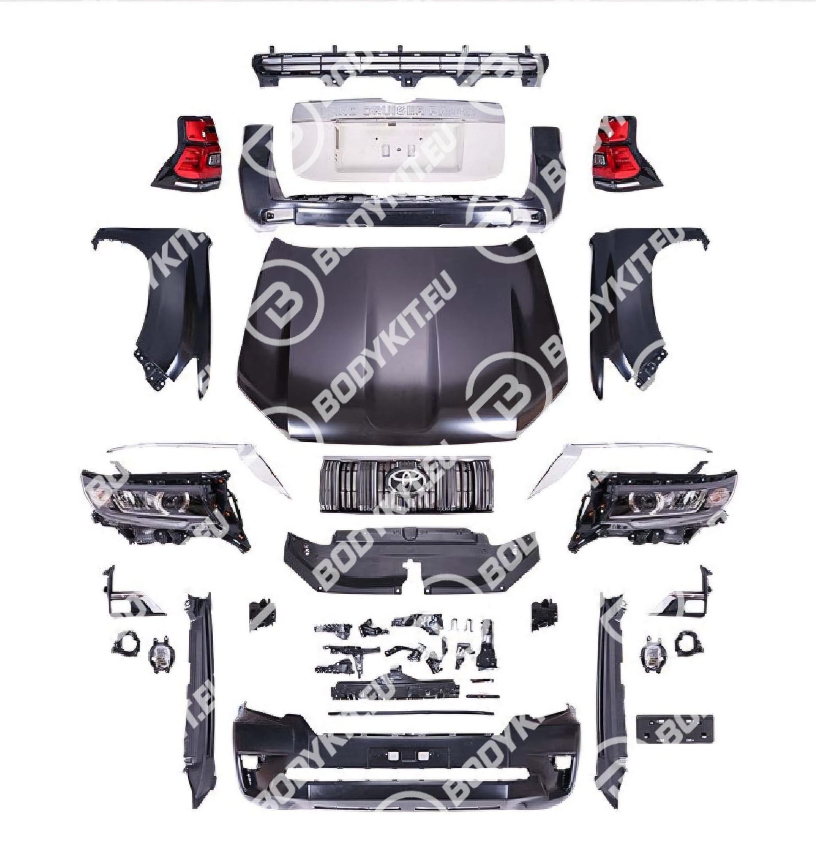 „TOYOTA LAND CRUISER PRADO“ KĖBULO KOMPLEKTAS „UGPRAGE“ (2004–2019 m.) „TOYOTA LAND CRUISER PRADO“ KĖBULO KOMPLEKTAS „UGPRAGE“ (2004–2019 m.)