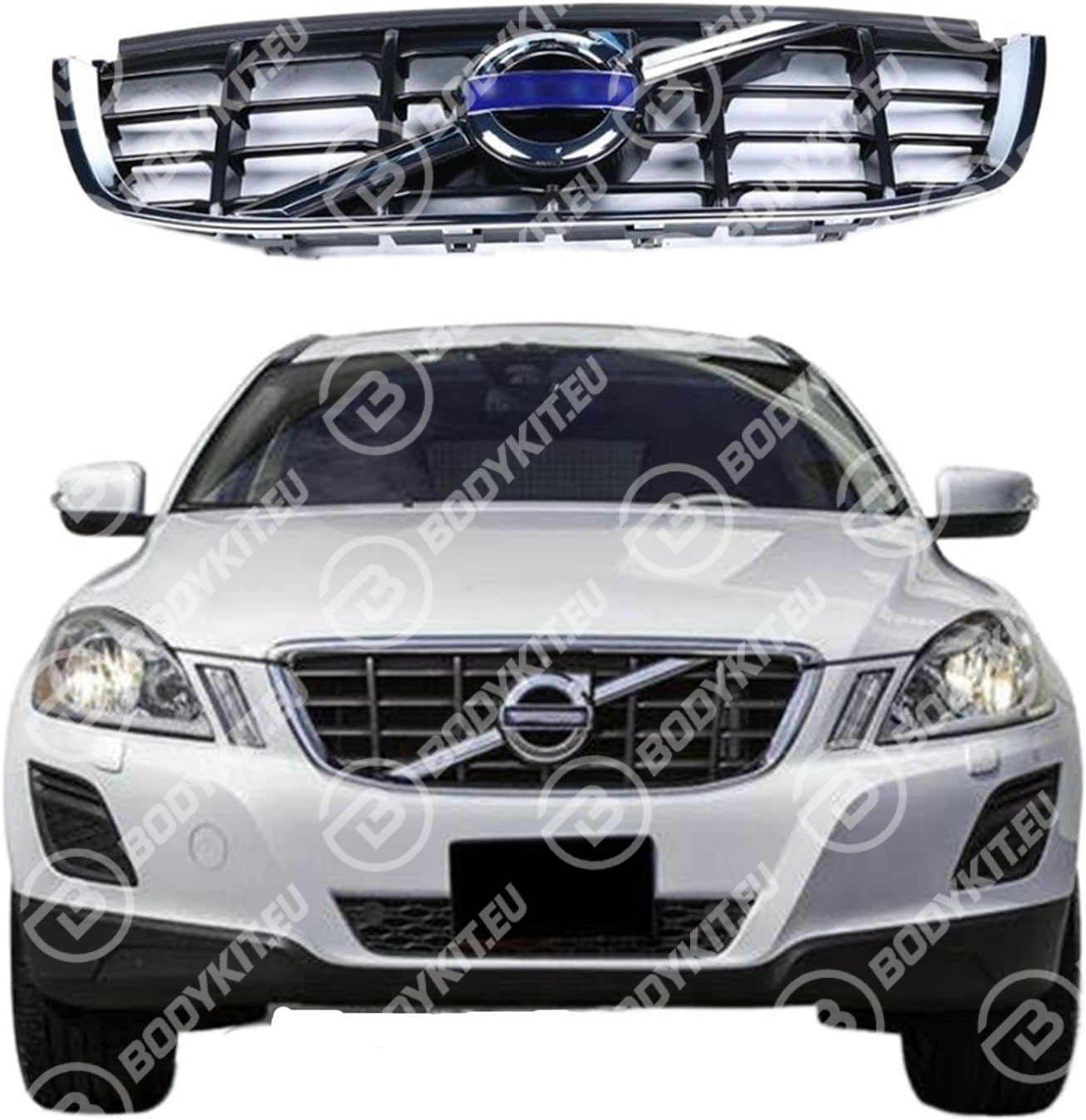 „VOLVO XC60“ RADIATORIAUS GROTELĖS 2008–2013 m. „VOLVO XC60“ RADIATORIAUS GROTELĖS 2008–2013 m.